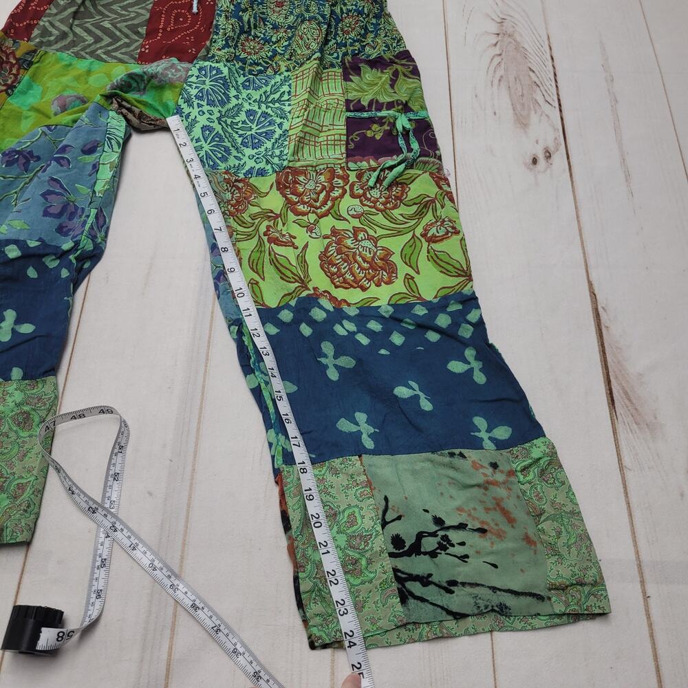 Ashley Taylor Patchwork Boho Harem Gypsy Pull On … - image 2